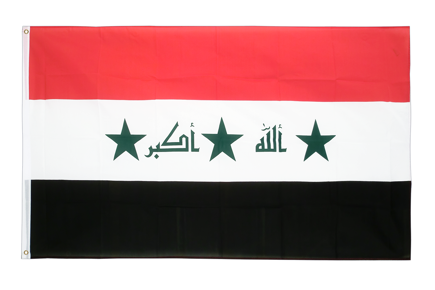 Écusson Brodé Drapeau Irak 2004-2008 - Dimensions 8x6 Cm, Thermocollant Ou à Coudre