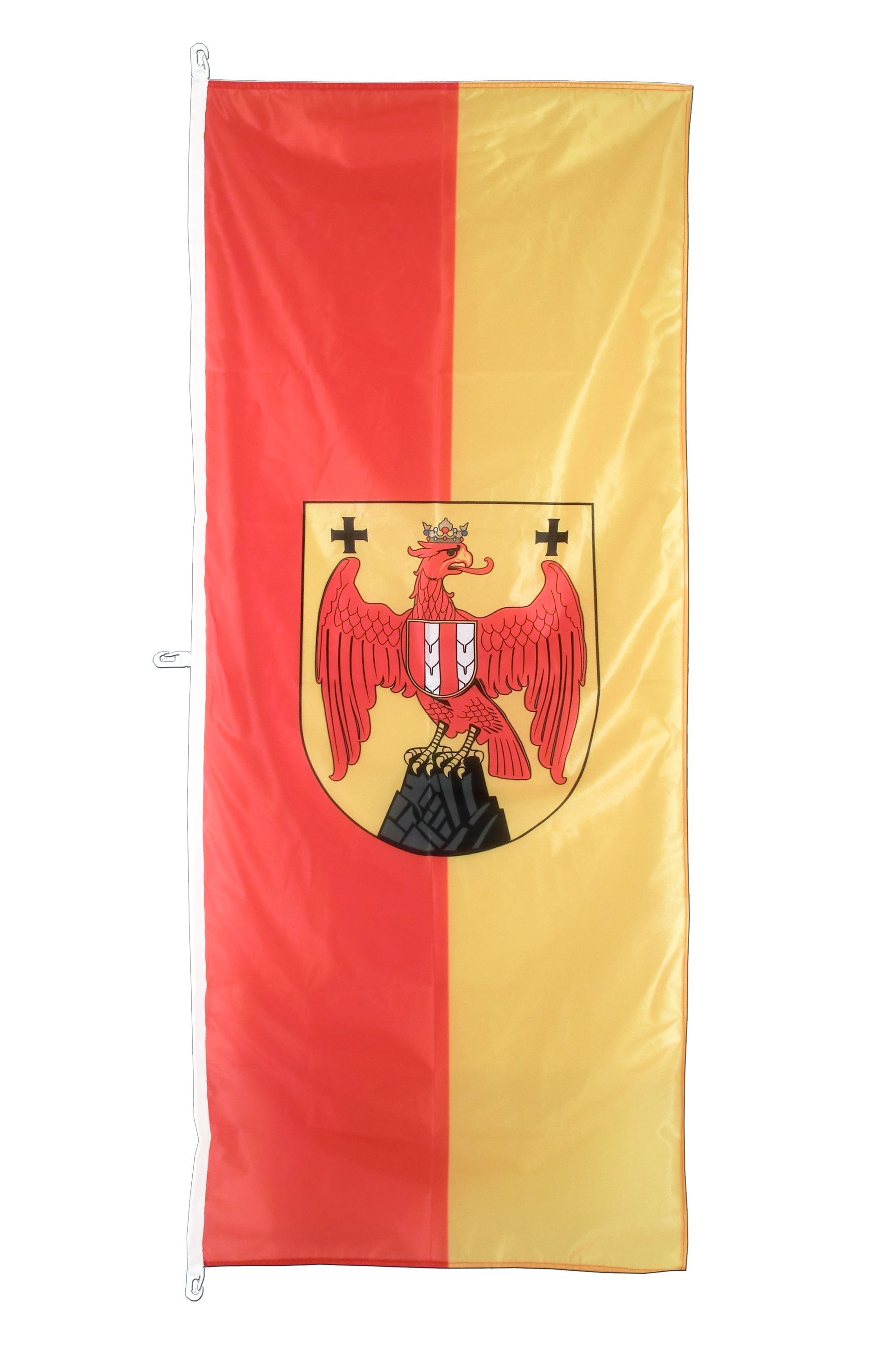 Flaggenfritze Tischflagge Österreich Burgenland - 30 Cm Mit Gratis Aufkleber