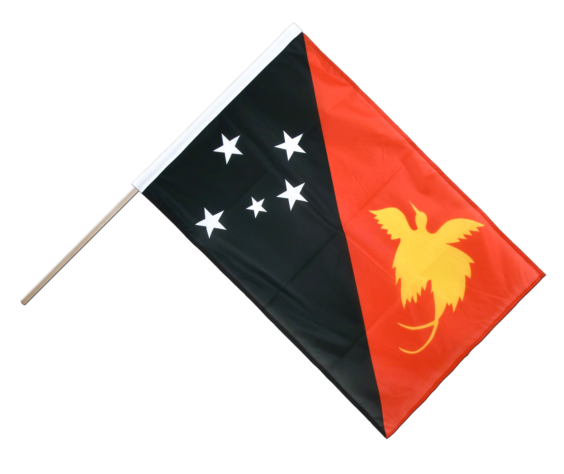 Hand Waving Flag PRO Papua New Guinea 2x3 Ft Royal Flags