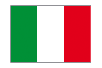 Cliquez pour agrandir l'image du drapeau Autocollant drapeau Italie, 5 pcs - 7 x 10 cm