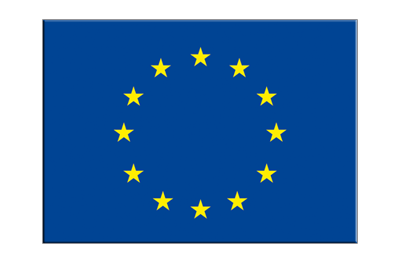 Click here to enlarge the image of the flag European Union EU Sticker, 5 pcs - 3" x 4"