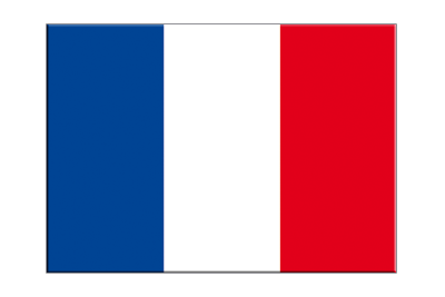 Hier klicken um das Bild der Flagge zu vergrößern Frankreich Aufkleber, 5 Stück - 7 x 10 cm