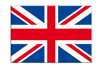 Hier klicken um das Bild der Flagge zu vergrößern Großbritannien Aufkleber, 5 Stück - 7 x 10 cm