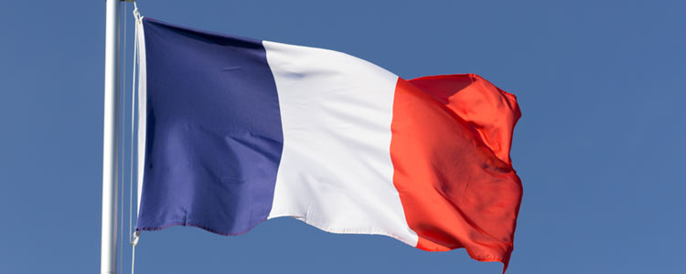 Drapeau équipe France Euro 2016