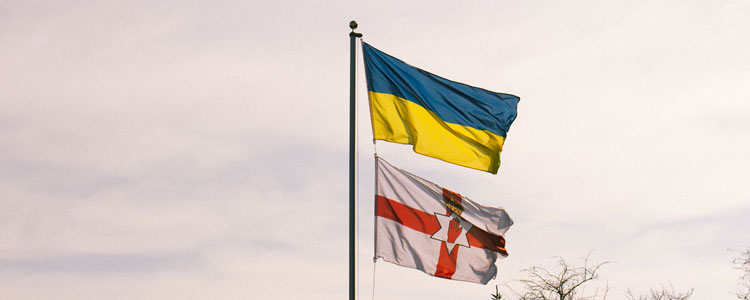 Flags Group C: Ukraine Northern Ireland - Euro 2016