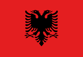 Albanien Fahne