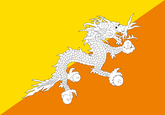 Bhutan Fahne