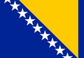 Bosnien Herzegowina Fahne