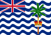 Britisches Territorium im Indischen Ozean Fahne