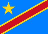 Demokratische Republik Kongo Fahne