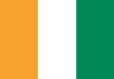 Elfenbeinküste Fahne