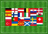 EM Flaggen Teilnehmer 2020