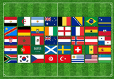 Hier klicken um das Bild zu vergrößern 48 WM Flaggen Teilnehmer 2026