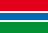 Gambia Fahne