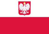 Polen Adler Fahne