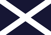 Schottland navy Fahne