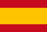Spanien ohne Wappen Fahne