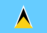 St. Lucia Fahne
