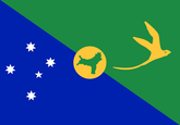 Weihnachtsinsel Christmas Island Fahne