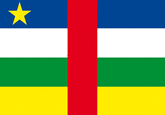 Zentralafrikanische Republik Fahne