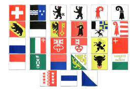 Schweizer Flaggen