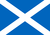 Flagge Schottlands hellblau