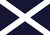 Flagge Schottlands navy