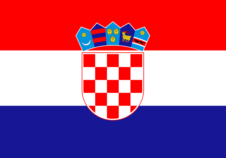 kroatische flagge
