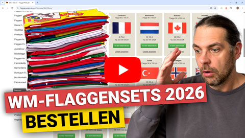 WM-Flaggensets 2026 bestellen - So geht's