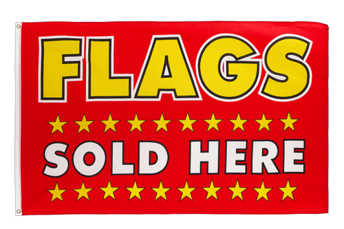 Fertig freigestelltes Produktfoto einer Flagge