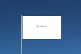 Grand drapeau de 150x250 cm