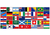 48 Drapeaux Pays Participants Coupe du Monde 2026