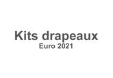 Euro 2020 kits drapeaux