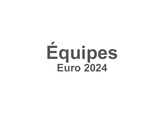 Euro 2024 drapeaux équipes