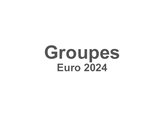 Euro 2024 drapeaux groupes a à f