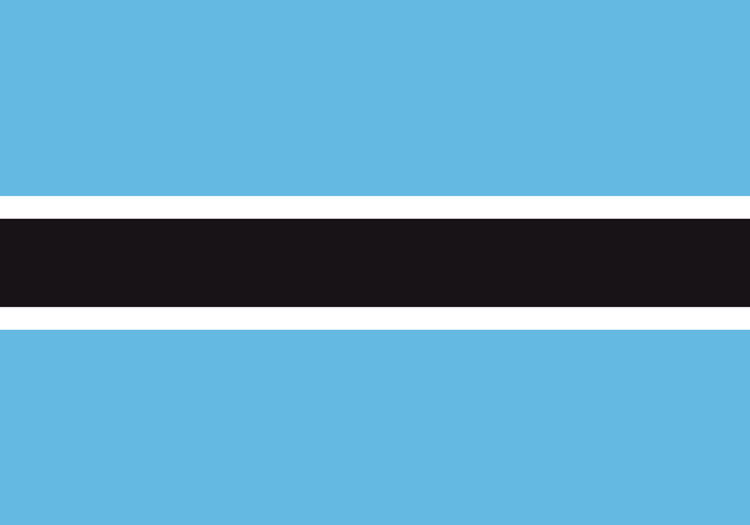 drapeau-botswana