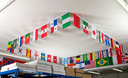 Kleine, aber dekorative WM Flaggenkette 2018