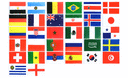 WC 2018 merchandise pack with 32 mini flags