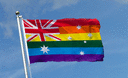 Regenbogen Australien Flagge 90 x 150 cm