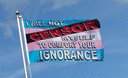 Transgender Censor - Flagge 90 x 150 cm