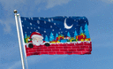 Weihnachtsmann Heiligabend - Flagge 90 x 150 cm