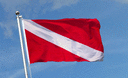 Taucherflagge - Flagge 90 x 150 cm