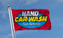 Hand Car Wash Full Service - Flagge 90 x 150 cm