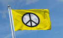 Frieden Peace gelb - Flagge 90 x 150 cm