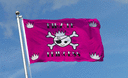 Pirat Piratenprinzessin - Flagge 90 x 150 cm