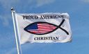 Proud American Christian - 3x5 ft Flag
