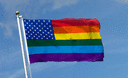 Regenbogen USA Flagge 90 x 150 cm