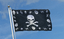 Pirat Knochen und Totenköpfe - Flagge 90 x 150 cm