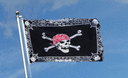 Pirate Skull with border - 3x5 ft Flag