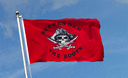 Pirat Surrender the Booty rot - Flagge 90 x 150 cm